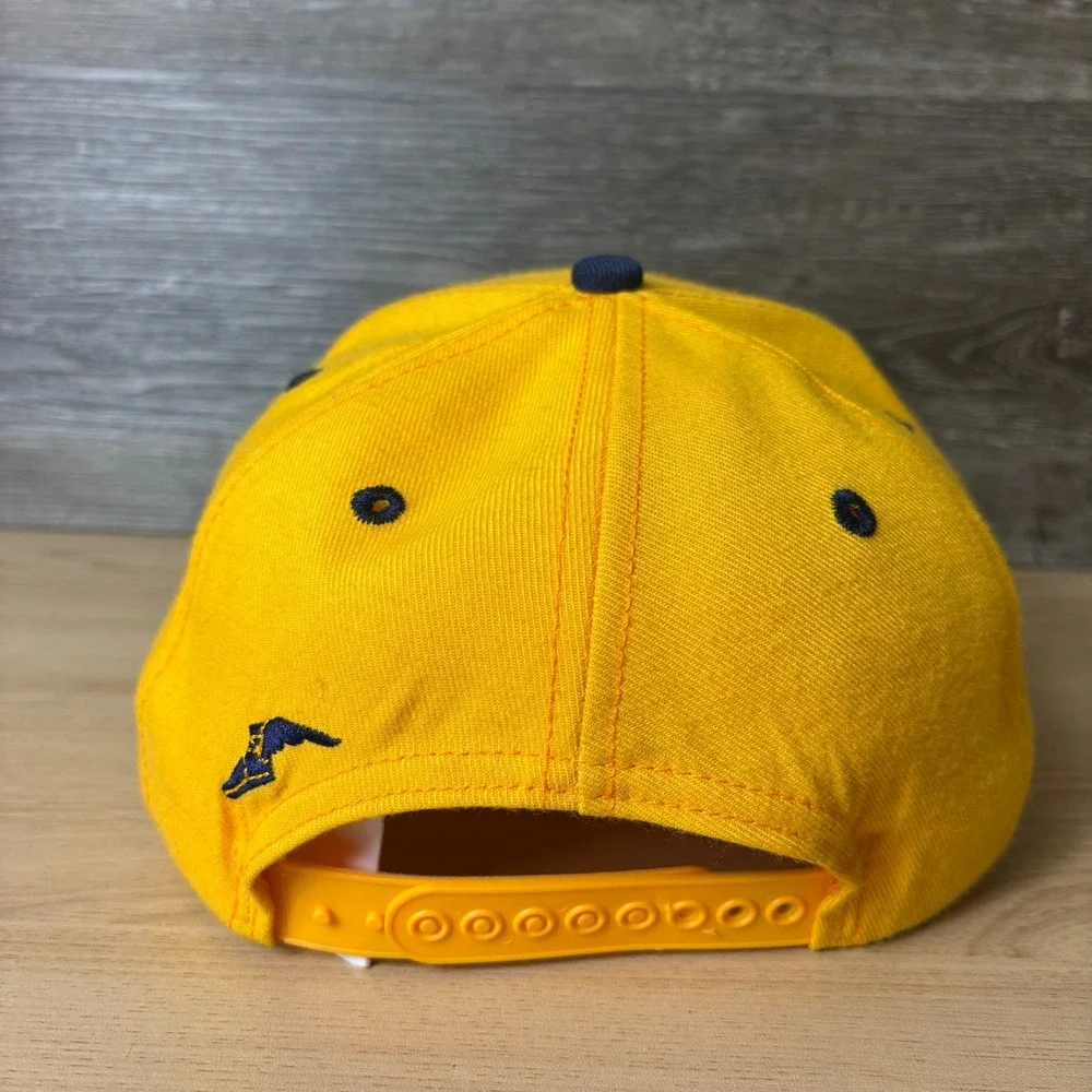 Vintage Goodyear Hat Cap Snap Back Yellow Tires Racing Retro K Products